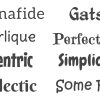 Name Plate Martingale fonts