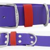 Wide Biothane Collar purple