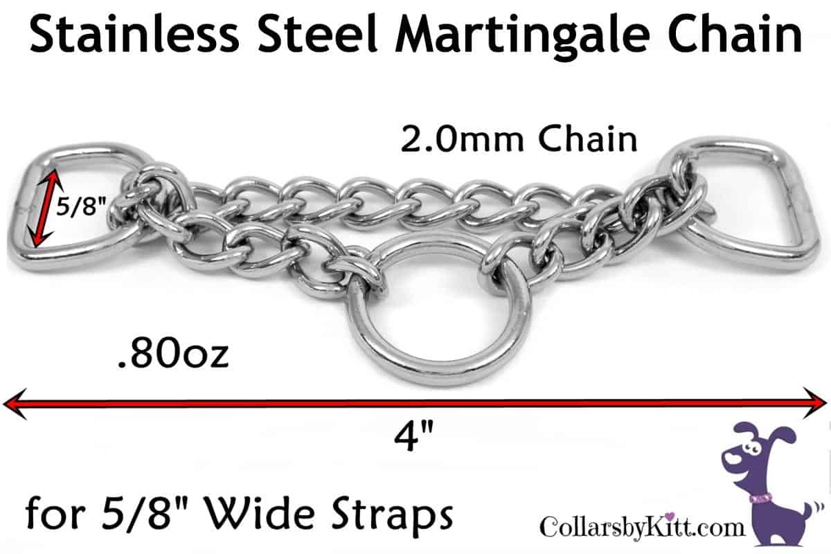 Stainless Steel Martingale Chain 5 8
