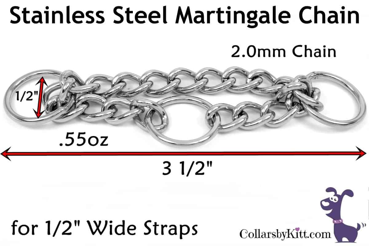 Stainless Steel Martingale Chain 1 2