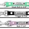 Biothane Training Tab sizes
